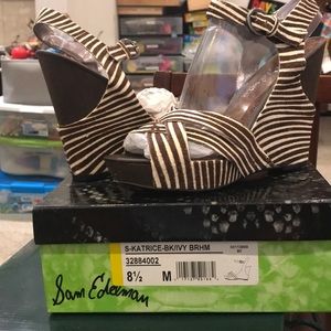 Sam Edelman pony-hair sandals
